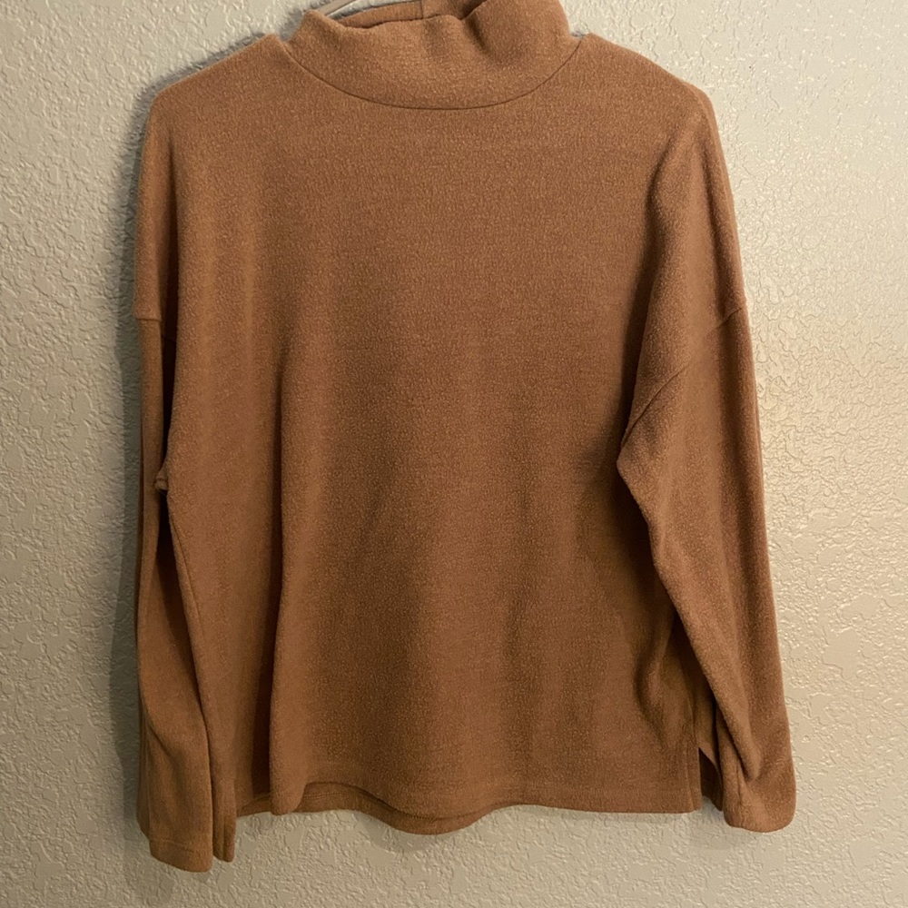 mock neck sweater